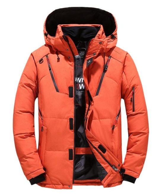 Men's Hooded Thick Warm Down Jacket